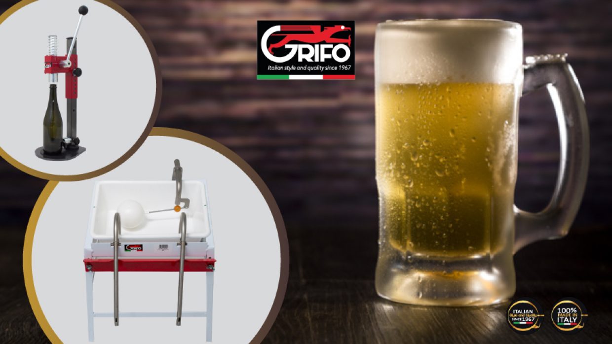 The art of making beer thanks to Grifo’s FILLING MACHINES and CORKERS!