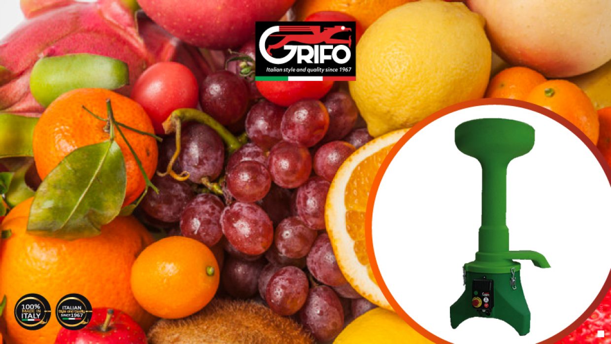 Cider, juice, plenty of vitamins with Grifo’s mill for fruit!