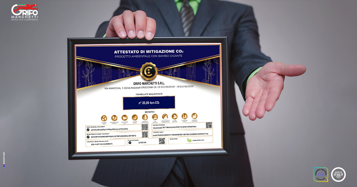Grifo Marchetti: Zero Emissions Certification 2025